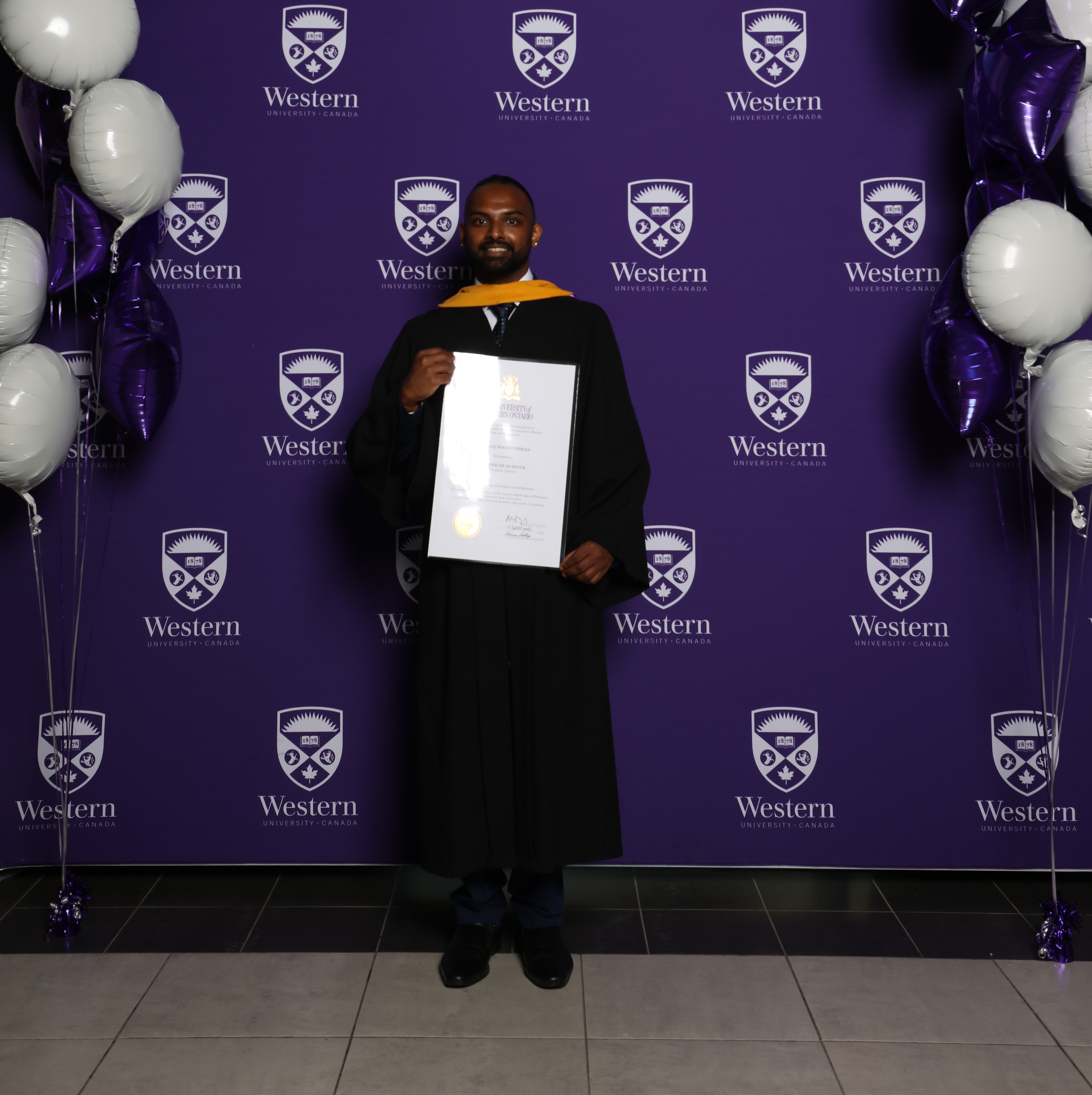 Master's graduation ceremony
