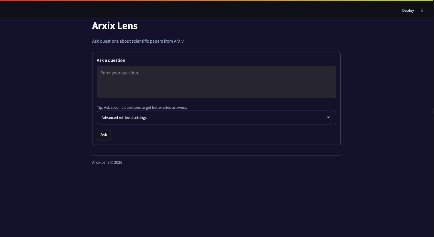 ArxivLens — AI Research Paper Assistant